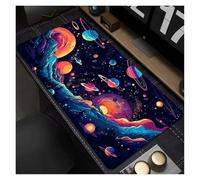 Tappetino for mouse Starry Sky Design colorato ed elegante Tappetini for computer da ufficio di grandi dimensioni antiscivolo Accessori for tastiera Tappeto lungo(BG-3433,400X800X2MM)