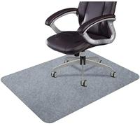 Tappetino for piedi in PVC autoadesivo senza colla Tappeto for sedia da ufficio for protezione del pavimento antiscivolo impermeabile Per Parquet(Light grey,90x140cm)