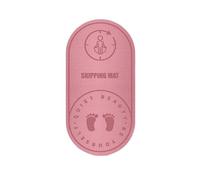 Tappetino for saltare con corda antirumore, tappetino for yoga ad assorbimento degli urti, pannello alta densità, for in TPE for palestra all'aperto e sport, for il fitness(Pink)