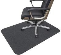 Tappetino for sedia da ufficio Tappeto for protezione del pavimento antiscivolo impermeabile for piedi in PVC autoadesivo senza colla per Parquet(Dark grey,90x120)