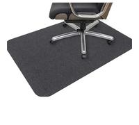 Tappetino for sedia girevole multifunzionale 90x120 cm for ufficio domestico e giochi, tappeto antiscivolo, protegge i pavimenti da graffi danni per Parquet(Dark gray)