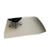 Tappetino for sedia girevole multifunzionale 90x120 cm for ufficio domestico e giochi, tappeto antiscivolo, protegge i pavimenti da graffi danni per Parquet(White)