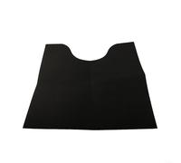 Tappetino for WC deodorante a forma di U, 6 pezzi, tappetino for WC, tappetino for WC, fondo morbido antiscivolo, nero (24 * 25,6 pollici)(21.7 * 23.6in)