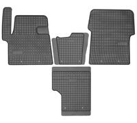 FROGUM El Toro Set di tappetini in gomma per Peugeot Traveller dal 2016 | Materiale resistente | Bordo protettivo di 1-5, cm