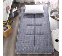 Tappetino futon - Materasso pieghevole leggero con base antiscivolo, rilassante per dormire, viaggi, letto degli ospiti, camera da letto, ufficio, tatami (bianco, 70 x 180 cm)