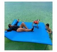 Tappetino galleggiante extra large per laghi e piscine, design ad alta visibilità per la sicurezza, supporta più utenti per attività ricreative all'aperto in acqua