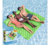 Tappetino galleggiante gonfiabile gigante, materassino galleggiante for piscina, coperta galleggiante for piscina, piattaforma rilassante for piscine e laghi, giocattoli galleggianti