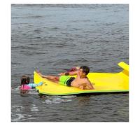 Tappetino galleggiante, resistente agli strappi, resistente ai raggi UV, antiscivolo, portatile, per piscine, ideale per 1-7 persone