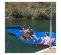 Tappetino galleggiante, resistente agli strappi, resistente ai raggi UV, antiscivolo, portatile, per piscine, ideale per 1-7 persone