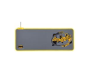 TAPPETINO GAMING BLADE BATPCMPAD - Mouse Pad XXL LED RGB, Tessuto Microfibra, Superficie Antiscivolo, Riposo del polso:No, Nero, Grigio, Giallo