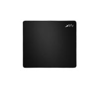 Xtrfy GP2, Ampio Tappetino per Mouse da Gioco in Tessuto (460 x 400 x 4 mm), Precisione ad ogni Movimento del Mouse, Bordi Cuciti, Fondo Antiscivolo, Lavabile in Lavatrice, Nero
