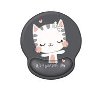 TAPPETINO GAMING INF con poggiapolsi ergonomico, Poggiapolsi ergonomico, riduce pressione e affaticamento della mano, superficie antiscivolo per maggiore controllo, traspirante, Multicolore