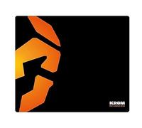 TAPPETINO GAMING KROM Krom K1, Base antiscivolo, Superficie ultra-liscia, Compatibile con mouse ottici e laser, Facile da pulire, Nero