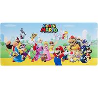 TAPPETINO GAMING SUPER MARIO STOR-283 - da gioco XXL in tessuto microfibra 78x34 cm, Superficie antiscivolo, impermeabile, design ufficiale Super Mario, compatibile con mouse ottici e laser, superfici