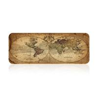 Tappetino Gaming XXL design Mappamondo 79 x 29,5 cm poliestere e gomma