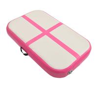 Tappetino Ginnastica Gonfiabile con Pompa 60x100x10 cm PVC Rosa