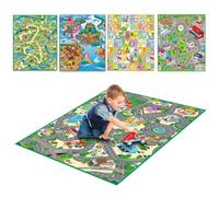 Tappetino Gioco Bambini 120x200 cm Spessore 1 cm - Educativo, Atossico, Arrotolabile e Lavabile, Isolante e Antiscivolo 6+ Mesi (Sirenette)