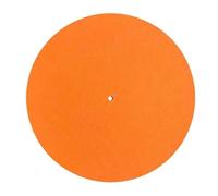 Tappetino Giradischi 3pcs Felt Turntable Platter Mat Slip Audiophile 3mm Thick For Vinyl Record(Orange)