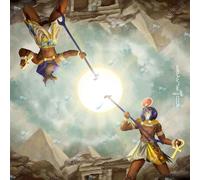 Tappetino GOD-PLAYER Big 2 Giocatori • RA + SETH • Playmat YUGIOH POKEMON MAGIC