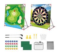 Tappetino Golf Portatile - Set Golf Battaglia Bambini - Tappeto Putting Educativo Per Casa E Vacanze | Gioco Da Interattivo Per Allenamento E Divertimento Indoor | Tappetino Per Bambini Dai