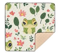 Tappetino grande e robusto per far giocare il bambino sul pavimento per giocare sul pavimento, un pezzo unico, pieghevole, tappetino per bambini e neonati, 127 x 127 cm per juegos de