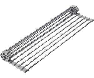 TAPPETINO GRIGLIA IN ACCIAIO SGOCCIOLATOIO SCOLA STOVIGLIE SCOLAPIATTI CM.47X29