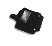 Tappetino guidatore Clio IV Sporter Station Wagon dal 2013 al 2016 bordino nero moquette nera composto da tappeto solo lato guida antiscivolo specifico su misura 131573