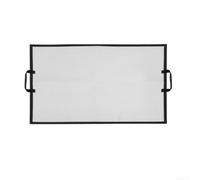 Tappetino ignifugo 107x60cm resistente al calore per grill | Blocca scintille e cenere, protegge l'erba del ponte, si adatta a griglie grandi, copertura 107,5 x 60 cm