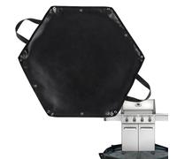 Tappetino ignifugo per braciere - Tappetino per griglia per griglia | Tappetino esagonale ignifugo tappetino per barbecue | Borsa pieghevole per legna da ardere con gancio per ponte, campeggio