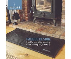 Tappetino ignifugo Valiant per stufe, fuochi aperti, barbecue, pozzi del fuoc...