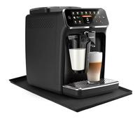 Tappetino impermeabile in silicone per macchine da caffè e macchine da caffè, Airfryer per De'Longhi Magnifica, Philips Lattego, Siemens EQ.6 Plus serie ecc., 47 x 30 cm (nero) (Black)