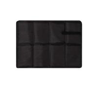 Tappetino impermeabile in tessuto Oxford, portatile, pieghevole, per escursionismo, spiaggia e picnic, leggero e anti-sporco (nero, L)