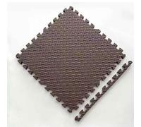 Tappetino impermeabile per bambini, 40 piastrelle in schiuma, morbide e sicure imbottiture da pavimento in EVA, rivestimento puzzle in schiuma(Marrone)