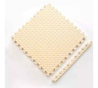 Tappetino impermeabile per bambini, 40 piastrelle in schiuma, morbide e sicure imbottiture da pavimento in EVA, rivestimento puzzle in schiuma(Beige)