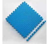Tappetino impermeabile per bambini, 40 piastrelle in schiuma, morbide e sicure imbottiture da pavimento in EVA, rivestimento puzzle in schiuma(Blu navy)