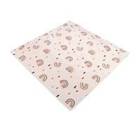 Tappetino impermeabile per sedia da pranzo per bambini, tappetino da gioco, antiscivolo, per protezione bambini (110 x 110 cm, SMT105-EF345)