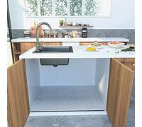Tappetino impermeabile sotto lavello per mobili da cucina, tappetino drenante per protezione contro le fuoriuscite e rivestimento per cassetti