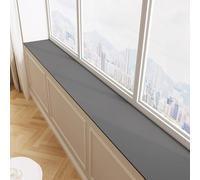 Tappetino Impermeabile Tagliabile per Davanzali, Protezione Decorativa Antigraffio per Mobili da Interno, Cuscino Antiscivolo per Davanzale con Diatomee(Dark Gray,10x150cm/4x59in)