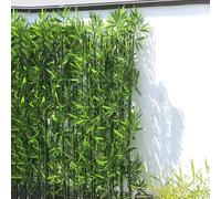 Tappetino in bambù artificiale, resistente alle intemperie, soluzione per la privacy, per balcone, giardino e patio, recinzione decorativa con protezione solare