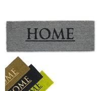 Tappetino in cocco Home 26 x 75 cm, robusto, per interni ed esterni, per porta di casa, corridoio, giardino