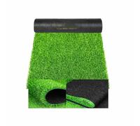 Tappetino in Erba Artificiale, Tappeto in Realistico for Patio E Terrazza | Realizzato Con Fibre In PP E Fori Di Drenaggio, Questo Tappeto Erboso(Green,59x197IN)