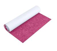 Tappetino in feltro autoadesivo - 40 x 220 cm tessuto in feltro autoadesivo per scatole di liner, sottobicchieri, cornici auto, gambe del tavolo (rosa scuro 2 mm di spessore)