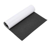 Tappetino in feltro autoadesivo - 40 x 220 cm tessuto in feltro autoadesivo per scatole di liner, sottobicchieri, cornici auto, gambe del tavolo (nero spessore 2 mm)