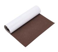 Tappetino in feltro autoadesivo - 40 x 220 cm tessuto in feltro autoadesivo per scatole di liner, sottobicchieri, cornici auto, gambe del tavolo (marrone scuro 2 mm di spessore)