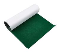 Tappetino in feltro autoadesivo - 40 x 220 cm tessuto in feltro autoadesivo per scatole di liner, sottobicchieri, cornici auto, gambe del tavolo (verde 2 mm di spessore)
