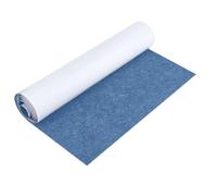 Tappetino in feltro autoadesivo - 40 x 220 cm tessuto in feltro autoadesivo per scatole di liner, sottobicchieri, cornici auto, gambe del tavolo (blu chiaro, 2 mm di spessore)