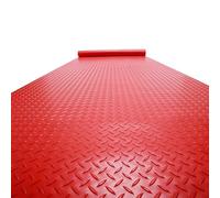 Tappetino in gomma antiscivolo per garage, rotolo di pavimento durevole per moto e parcheggio, protezione per pavimenti esterni riutilizzabile, 1 x 15 m