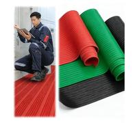 Tappetino in gomma isolante elettrico, resistente tappetino per centralino per protezione ad alta tensione in sottostazioni e sale di distribuzione, spessore 3 mm, 1 x 5 m