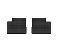 Tappetino in Gomma Neri Posteriori Jeep Wrangler III JK 2006-2017 Set da 2 Pezzi