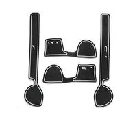 Tappetino In Gomma Per CRV CR-V CR V 2007~2016 2017 2018 2019 Adesivo Per Auto Antiscivolo Per Fessura Per Portellone Inserto portabicchieri(White 07-116)